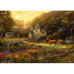 Grafika Art Puzzle - Puzzle Pinson: The Golden Valley III - 1 000 piese