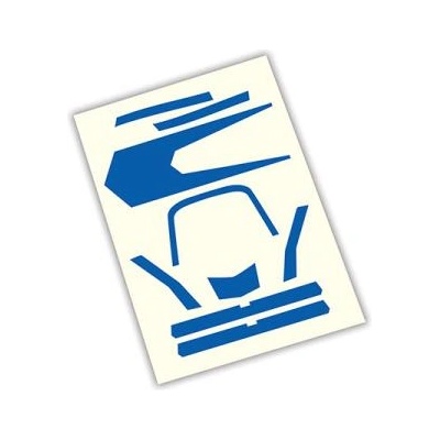 Traxxas стикери синьо: Aton