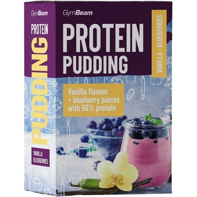 GymBeam Protein Pudding [500 грама] Ванилия с парченца синя боровинка