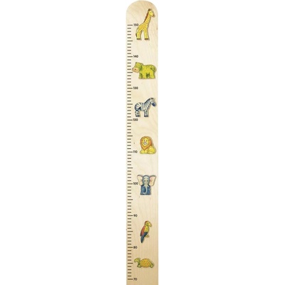 Goki Goki Dětský dřevěný metr – zvířátka, 90 cm