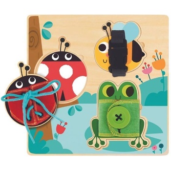 Tooky Toy Tooky Toy: 2 в 1 пъзел и дъска за игра с животни (TH942)