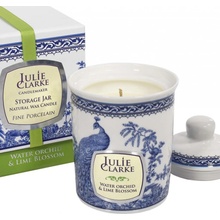 Julie Clarke Candlemaker Blue Peacock Orchidej a Lipový květ 150 g