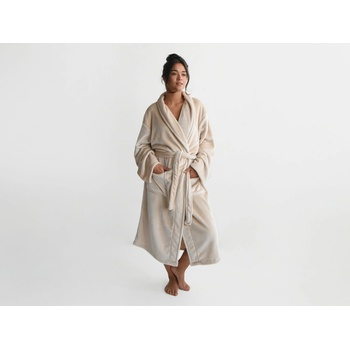 XPOSE Mikroplyšový biela káva