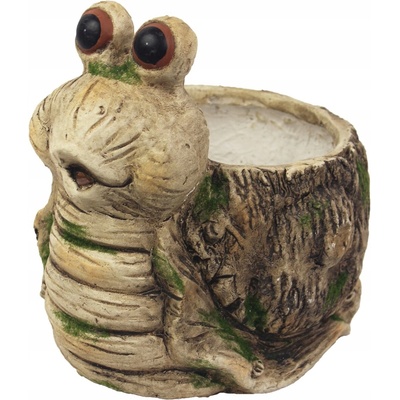 Morex Květináč z vláknitého kamene béžový 28 x 22 x 26 cm