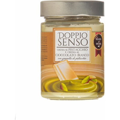 Doppio Senso pistáciová nátierka s bielou čokoládou 330 g