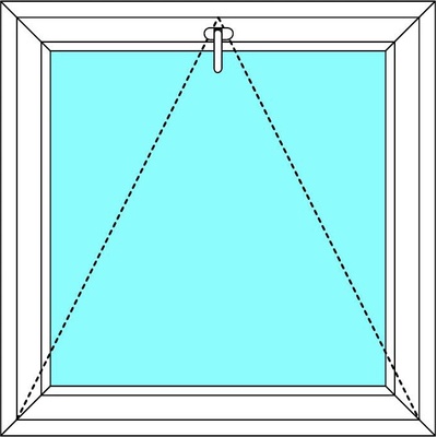 Ekosun Plastové okno 140x90 sklopné Ekosun 70