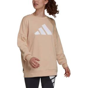 Adidas Sportswear Future Icons 3 Bar Crew Sweatshirt Beige