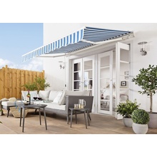 Sunfun Výsuvná markýza, modro-bílá, 4 x 2,5 m 24870346