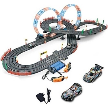 Ocie SOBA Slot Top Turbo Състезателна Писта 2 Коли 740 см