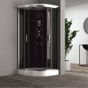 Inter Ceramic Хидромасажна душ кабина БРИЛЯНТ ICSH 998 NEW EASY ASSEMBLE, 90x90x215см, 4мм (998 NEW EASY ASSEMBLE)
