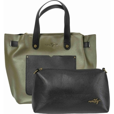 MEATFLY Чанта и тоалетна чантичка Meatfly Alma Olive Meatfly | Zelen | ЖЕНИ | ЕДИН РАЗМЕР