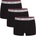 Reebok Мъжки боксерки Reebok 3 Pack Mens Boxer Short Ovett - Black