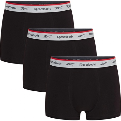 Reebok Мъжки боксерки Reebok 3 Pack Mens Boxer Short Ovett - Black