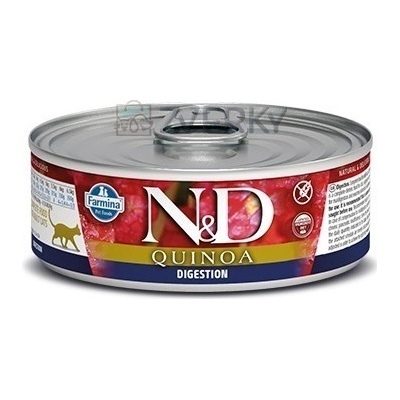 N&D Cat Quinoa Digestion Jahňa 80 g