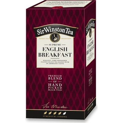Sir Winston Tea English breakfast černý čaj 20 x 1,8 g