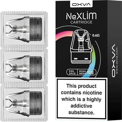 Oxva Nexlim Pod cartridge 4 ml 0,6 ohm 3 ks
