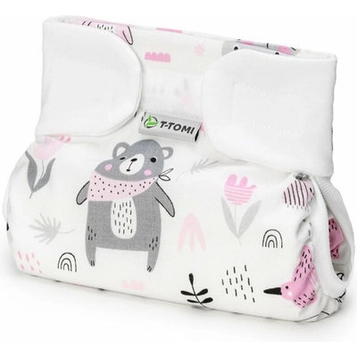 T-TOMI Ortopedical Abduction Pants Velcro ortopedické abdukční kalhotky na SZ Pink bears 3-6 kg 1 ks