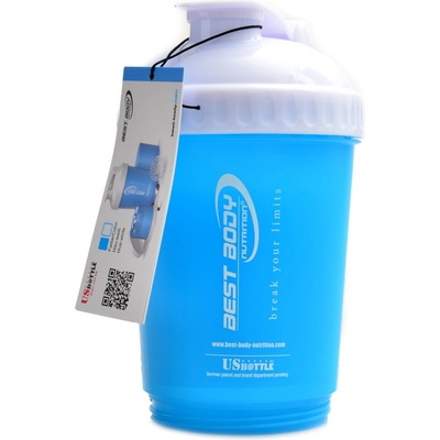 Best Body nutrition Shaker US bottle - modro bílý