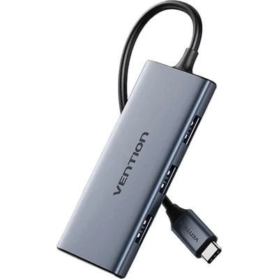 Vention докинг станция Docking Station Type-C - TOOHB - HDMI x 1, USB3.0 x 3, SD/TF (6922794767003)