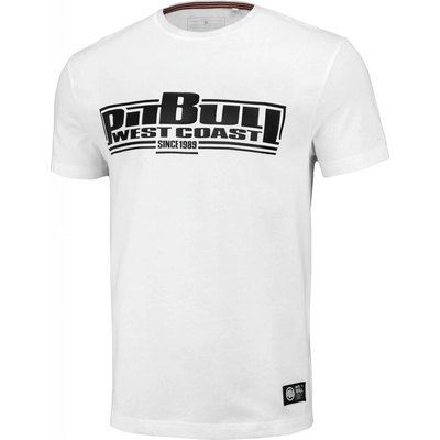 PitBull West Coast pánské triko Classic BOXING 190 bílé
