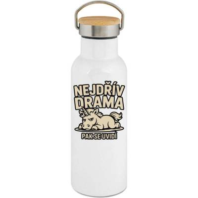 123TRIKO termoska Nejdřív drama 500 ml vtipné