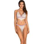 Obsessive Бяло секси боди Lilyanne EH-57195-BIAŁY - Бял, размер L/XL