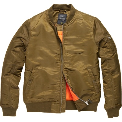 Vintage Industries Бомбардировъчно яке Vintage Industries Westford MA1, маслинено кафяво (2081.olivedrab)