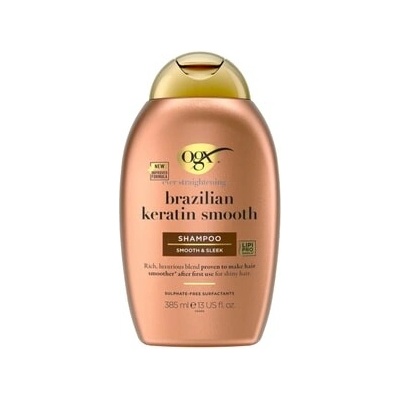 OGX Brazilian Keratin Therapy vyhlazující šampon na vlasy 385 ml