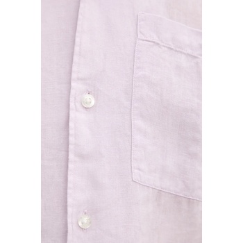 HUGO BOSS Ленена риза hugo в лилаво със стандартна кройка 50490761 (50490761)