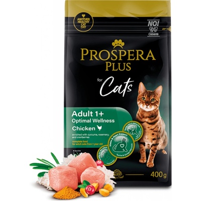 Prospera Plus Adult 1+ Chicken Optimal Wellness 0,4 kg