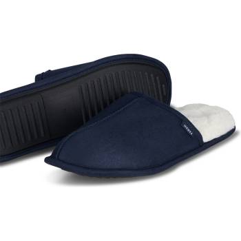 Farah Ahlers Tan Slipper - Navy