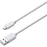 iLuv USB кабел за iPhone, iPad, iPod с Lightning - iLuv Premium Lightning Cable (бял) (ICB263WHT)