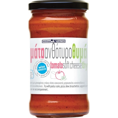 Simply Greek Omáčka z řeckých rajčátek a sýru Anthotyro s tymiánem 28 gr