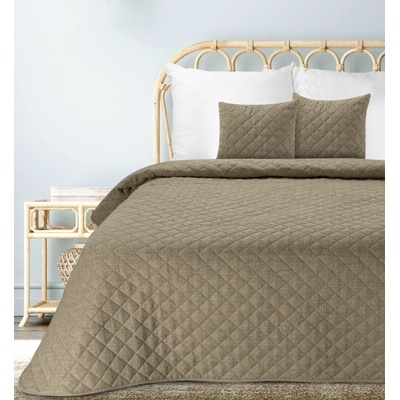 Takoy PREMIUM Přehoz na postel s lněnou strukturou, prošívaný -HF-436566 170 x 210 cm