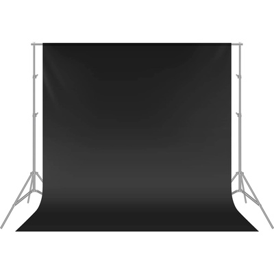 NEEWER 6 x 9FT / 1.8 x 2.8M Photo Studio 100% Pure Muslin Foldable Backdrop Background for Photography, Video and TV (Black) - 10083665@@##2