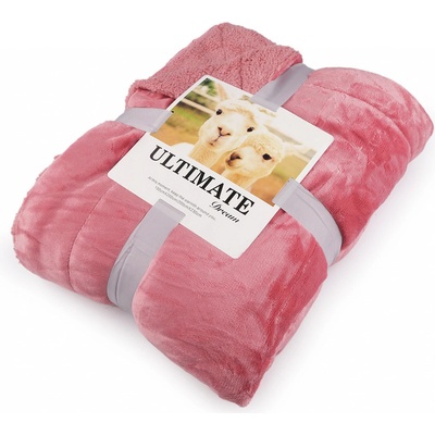 Prima-obchod Deka beránek 19 růžová střední 150x200