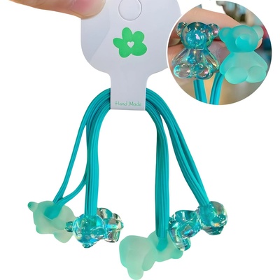 HARAHU Гумички за коса be-38326 - Тюркоазена kp38326 (be-38326)