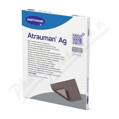HARTMANN Atrauman Ag sterilní 10 x 10 cm 10 ks