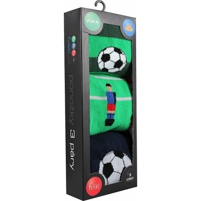 Lonka DEBOX barevné vánoční ponožky FOTBALISTA mix D