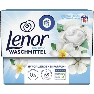 Lenor Sensitive gélové tablety na pranie 15 PD