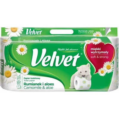 VELVET harmanček 3-vrstvý 8 ks