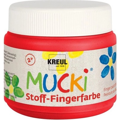 Prstová barva na textil MUCKI 150 ml červená