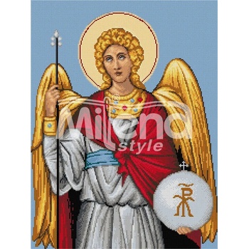 Milena Style Архангел Михаил 2 - гоблен със схема конци Ariadna 1: 1