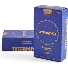 Manná Portugalské sardinky v slnečnicovom oleji 120 g