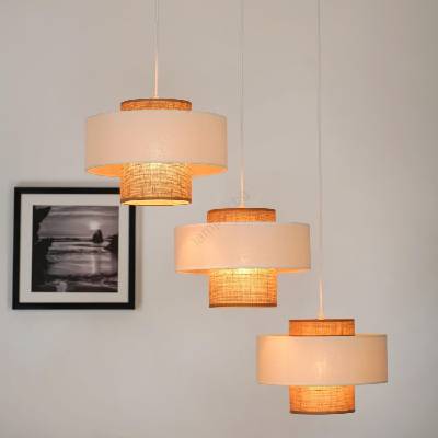 - Полилей DALLAS 3xE27/15W/230V кафяв/крем/бял (BG1214)