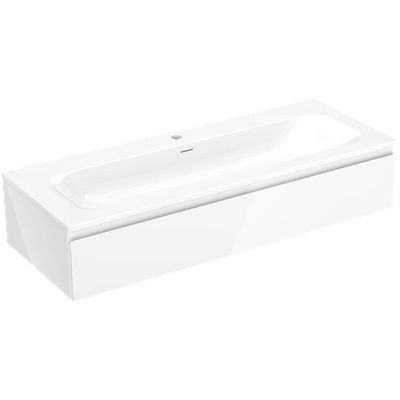 Mexen Orio комплект шкафче за баня 120 см с мивка Vela, 1 чекмедже, бял гланц - 91A10-12023-1-BF00-W23M00 (91A10-12023-1-BF00-W23M00)