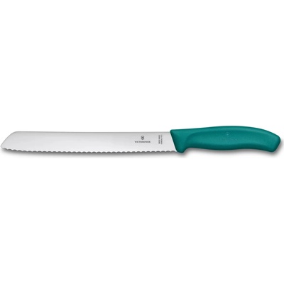 Victorinox 6.8634.21C1B nôž na chlieb a pečivo 21 cm zúbkovaná čepeľ, zelený