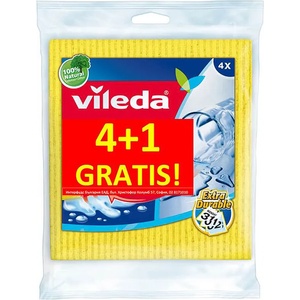 Vileda домакинска кърпа за попиване, 4+1 броя