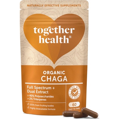 Together Health Organická Čaga Full Spectrum extrakt 60 kapsúl