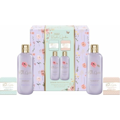 Baylis & Harding Royale Garden pena do kúpeľa 250 ml + sprchový krém 250 ml + tuhé mydlo 2 x 100 g